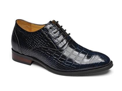 Giày cao nam vân cá sấu cao 7cm