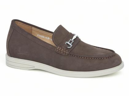 Giày cao 6cm da lộn mềm đế khâu