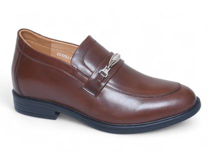 Giày cao 8cm da thật màu nâu