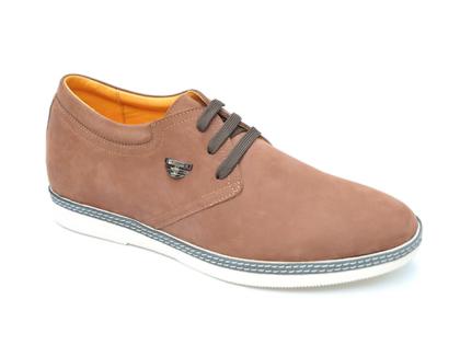 Giày cao 6cm da bò nubuck