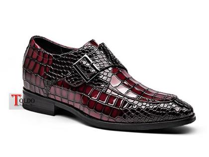 Giày cao 7cm màu đỏ đô