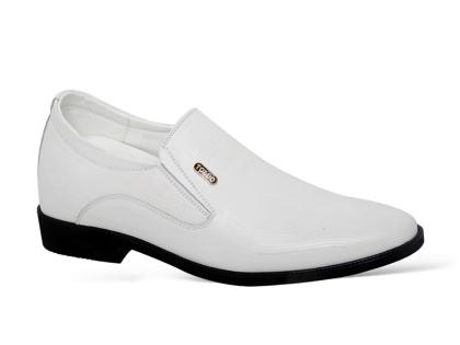 Giày cao 8cm màu trắng lịch lãm
