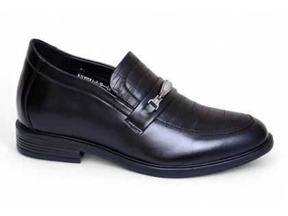Giày lười cao 8cm da thật đế khâu