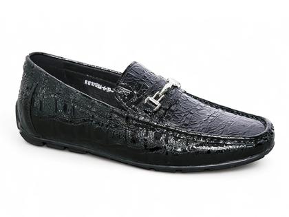 Giày mọi cao 6cm vân cá sấu