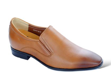 Giày lười cao 7cm da thật