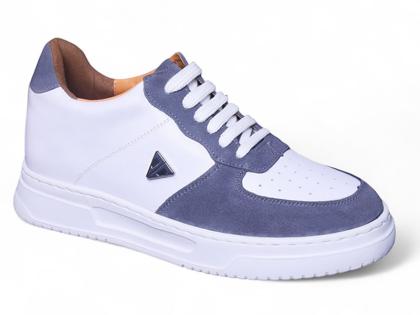 Giày siêu nhẹ cao 8cm da thật