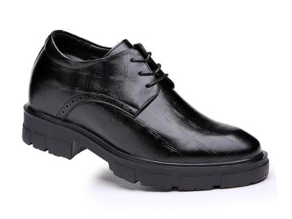 Giày cao nam 9cm vân kẻ