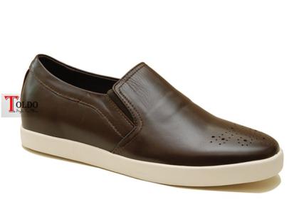 Giày slipon cao nam màu nâu