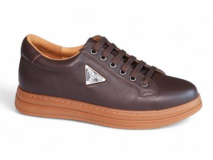 Giày cao 8cm thể thao nam da mềm
