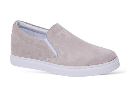 Giày slip on da lộn tăng chiều cao