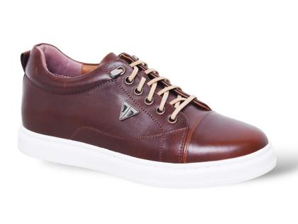 Giày cao nam 6cm màu nâu sáp