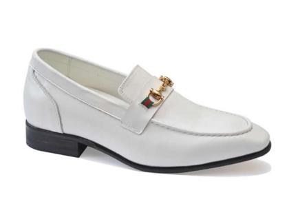 Giày cao nam 6cm màu trắng 