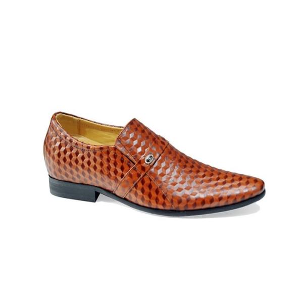 Giày cao nam 6cm HN129 Nâu
