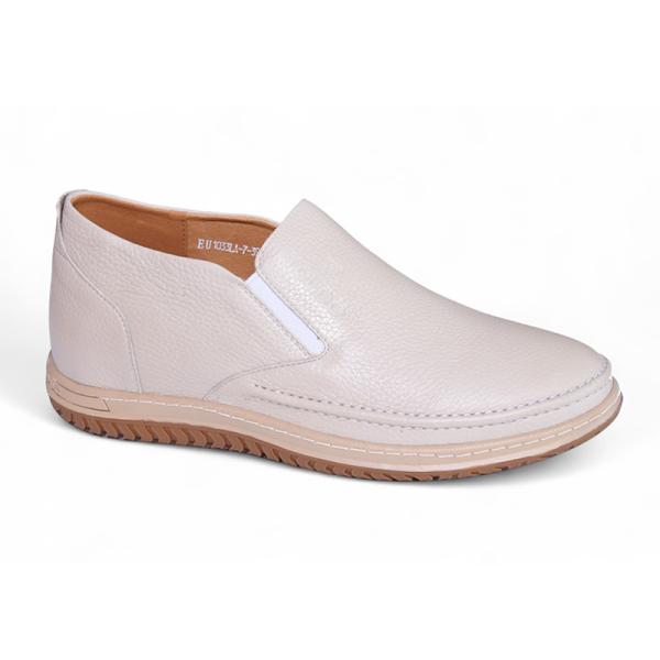 Giày cao 7cm da sần mềm đế khâu