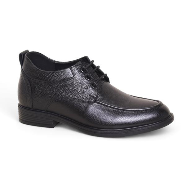Giày cao nam 8cm đen sần