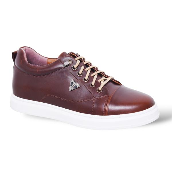 Giày cao nam 6cm màu nâu sáp