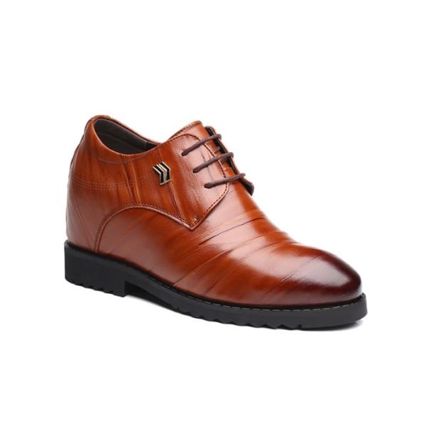 Giày cao nam 10cm màu nâu