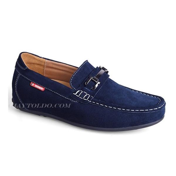 Giày da lộn nam cao 6cm