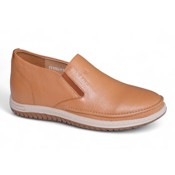 Giày cao nam 7cm đế khâu da mềm