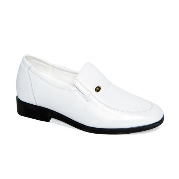 Giày cao 7cm màu trắng da mềm
