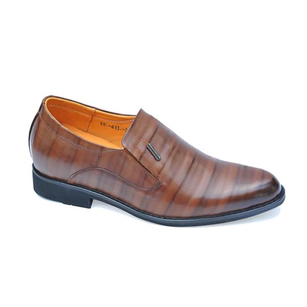 Giày nam cao 6cm màu nâu