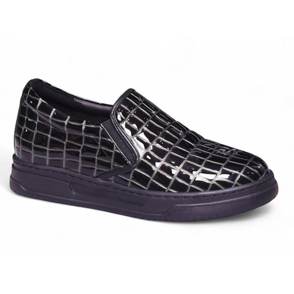 Giày cao 8cm slip on da thật siêu nhẹ
