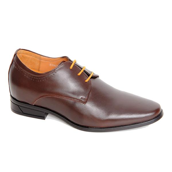 Giày cao nam da thật nâu cafe