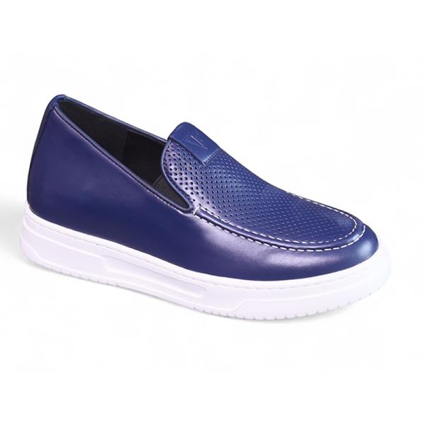 Giày cao nam 8cm màu xanh