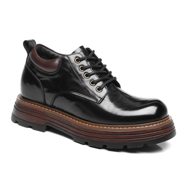 Giày nam cao 8cm da thật nhập khẩu