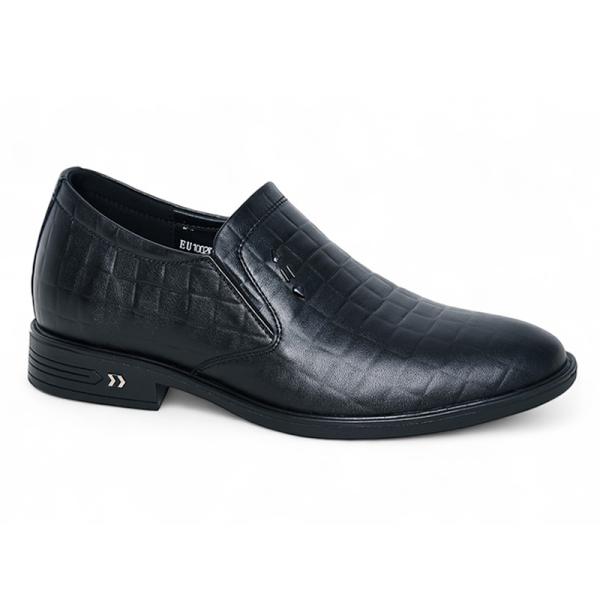 Giày cao nam da sần mềm tăng 7cm