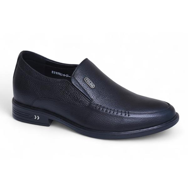 Giày cao 7cm da bò sần đế khâu