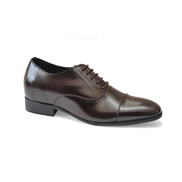 Giày cao 6cm nâu bóng