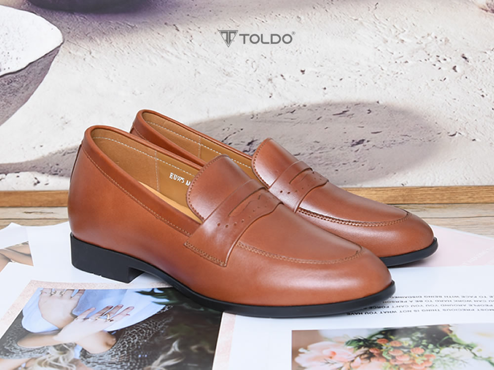 Giày loafer tăng 6cm chiều cao