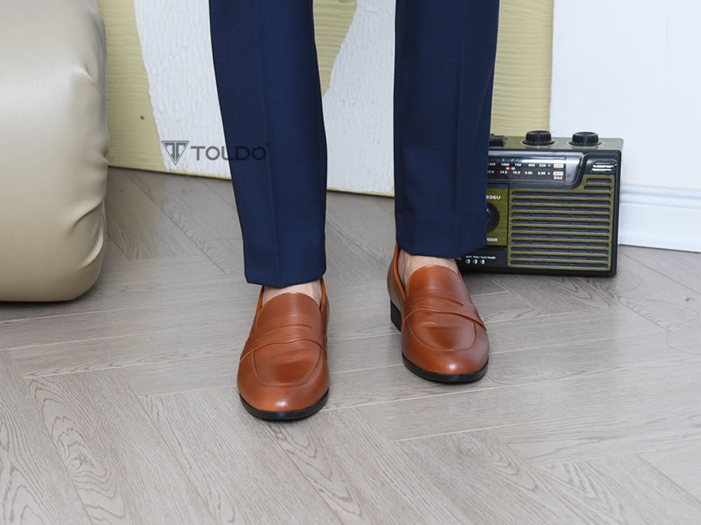 Giày loafer tăng 6cm chiều cao