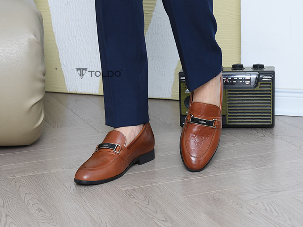 Giày loafer cao 6cm siêu nhẹ