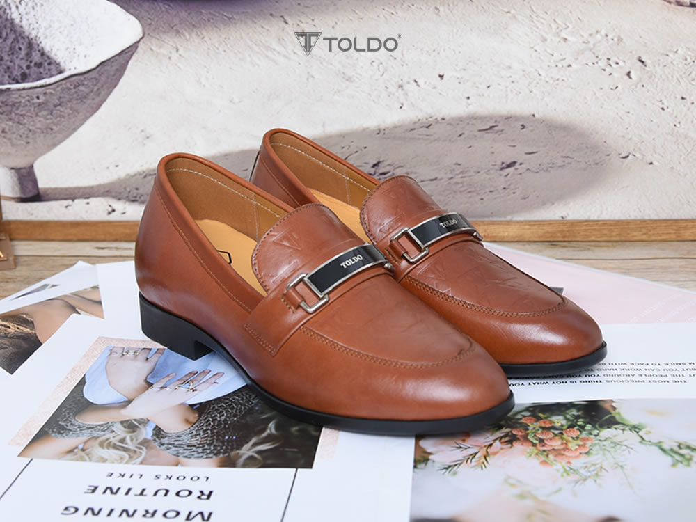 Giày loafer cao 6cm siêu nhẹ