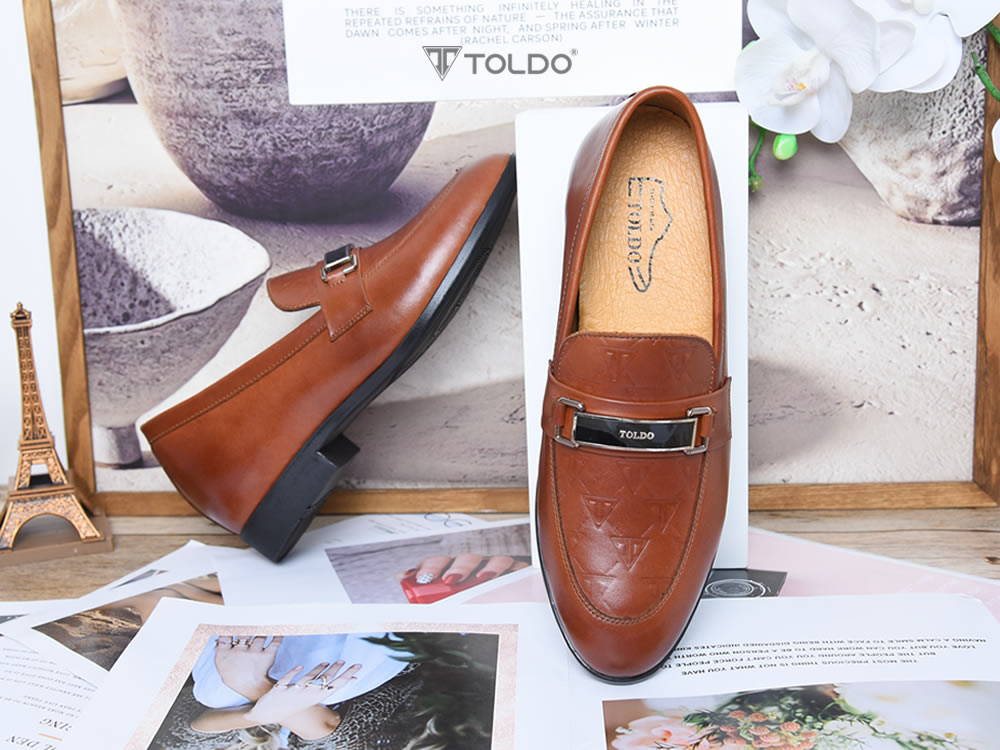 Giày loafer cao 6cm siêu nhẹ