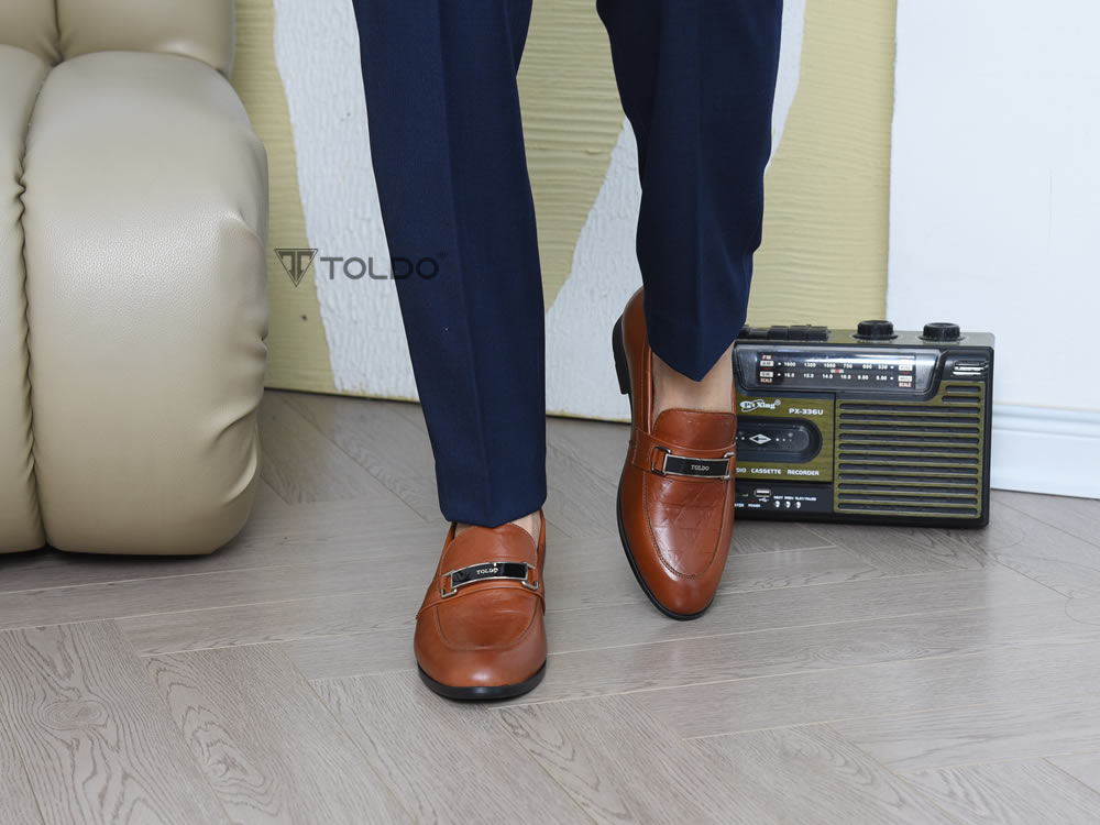 Giày loafer cao 6cm siêu nhẹ