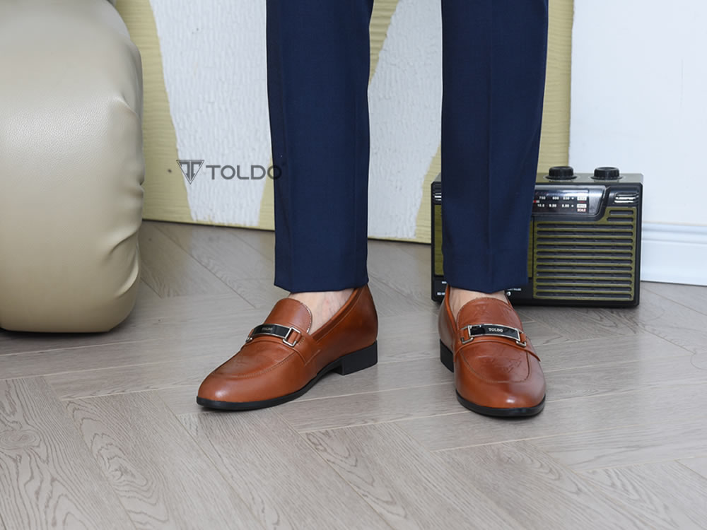 Giày loafer cao 6cm siêu nhẹ