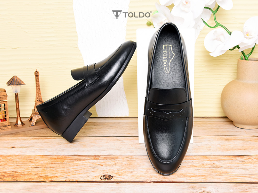 Giày cao 6cm loafer KT984