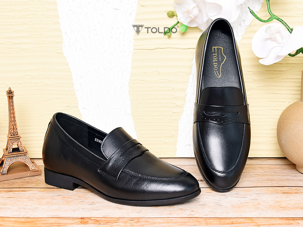 Giày cao 6cm loafer KT984