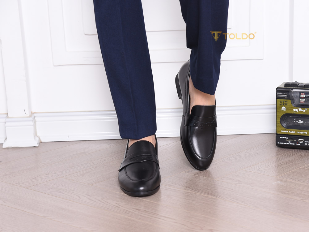 Giày cao 6cm loafer KT984