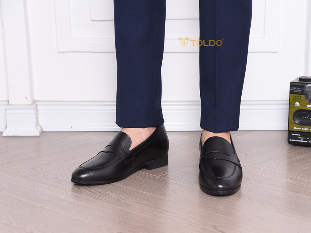 Giày cao 6cm loafer KT984