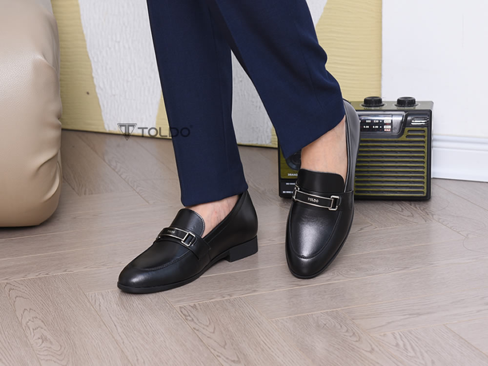 Giày loafer tăng 6cm siêu nhẹ