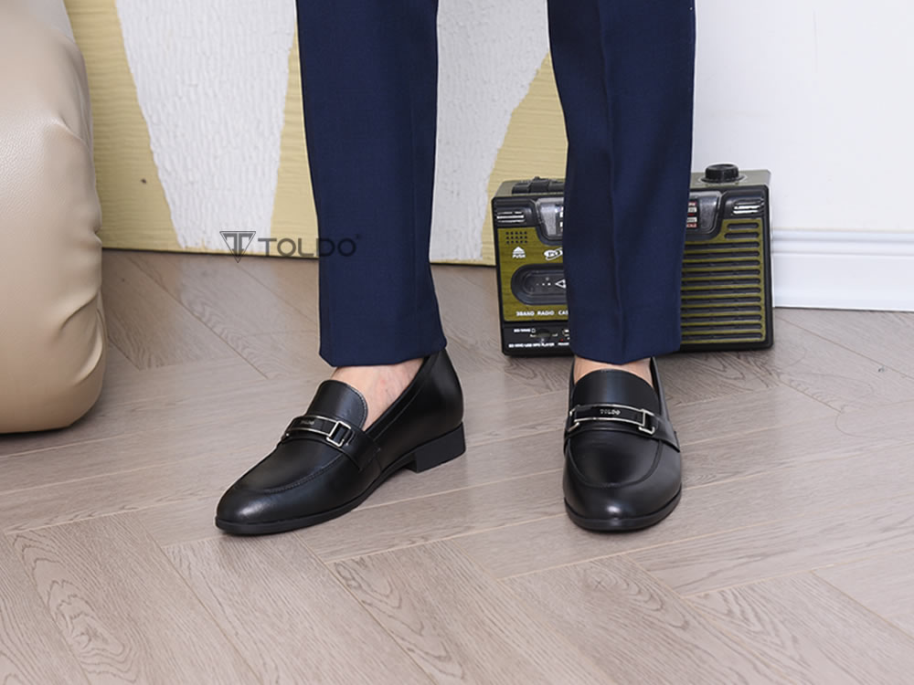 Giày loafer tăng 6cm siêu nhẹ