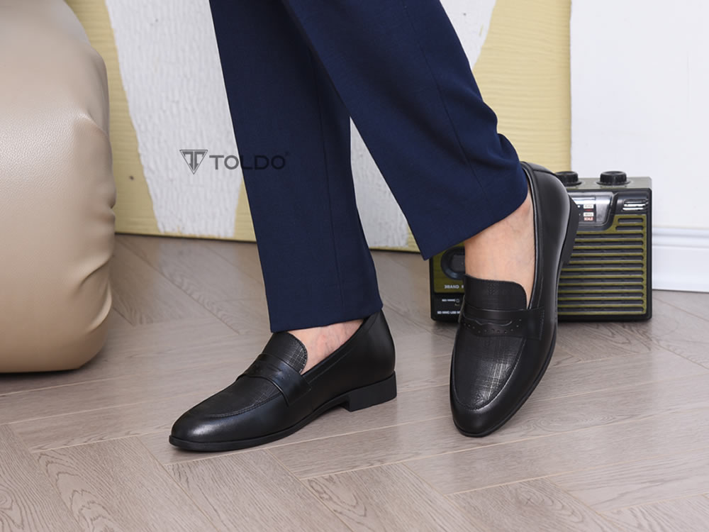 Giày cao 6cm loafer siêu nhẹ