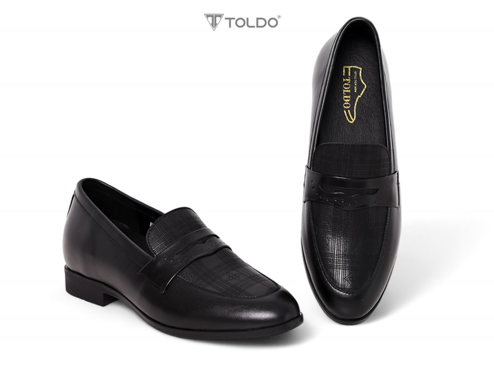 Giày cao 6cm loafer siêu nhẹ