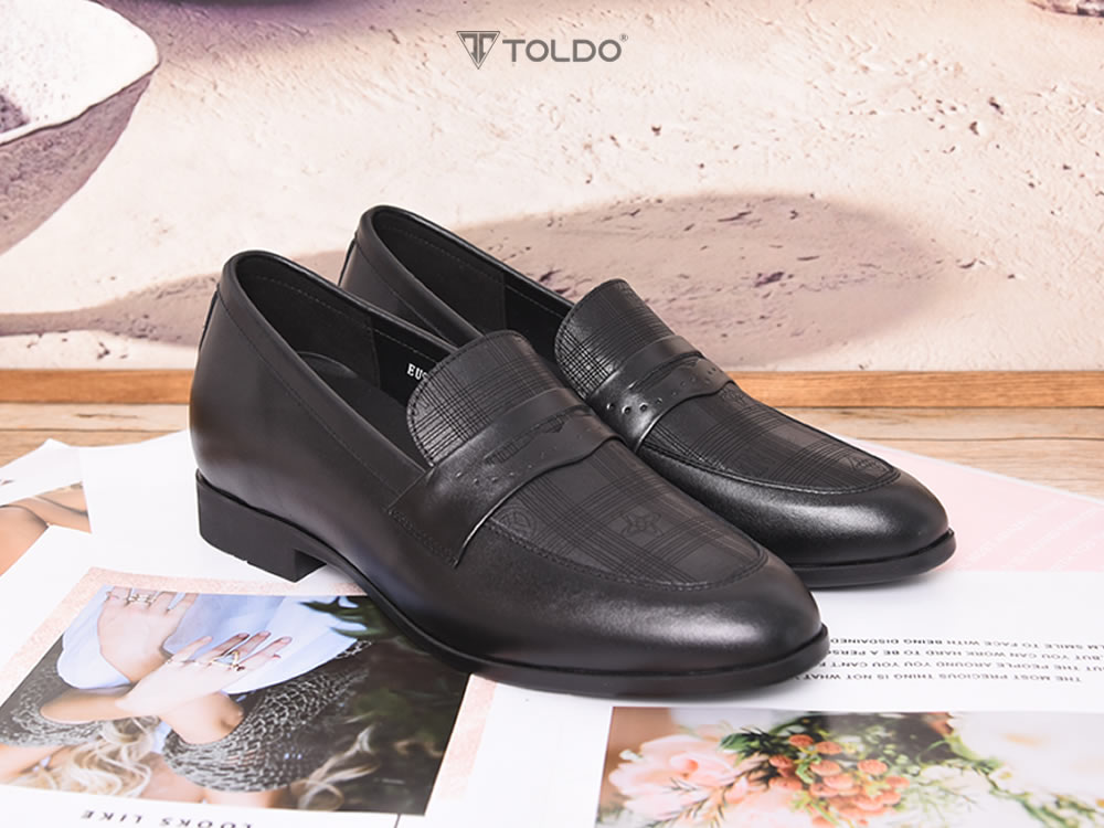 Giày cao 6cm loafer siêu nhẹ