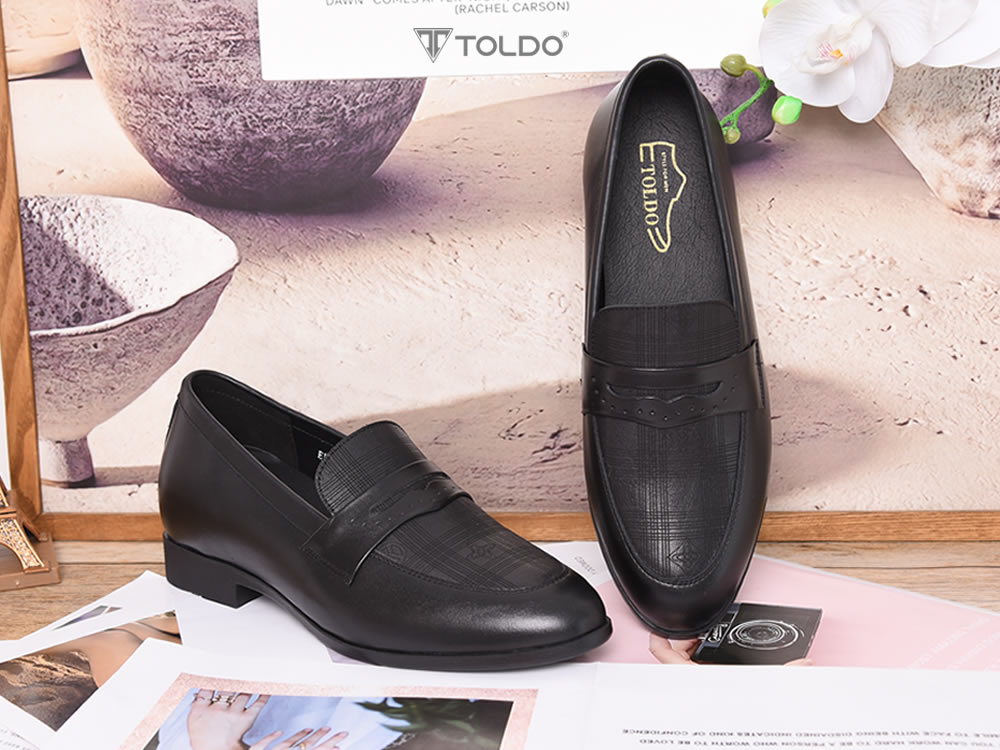 Giày cao 6cm loafer siêu nhẹ