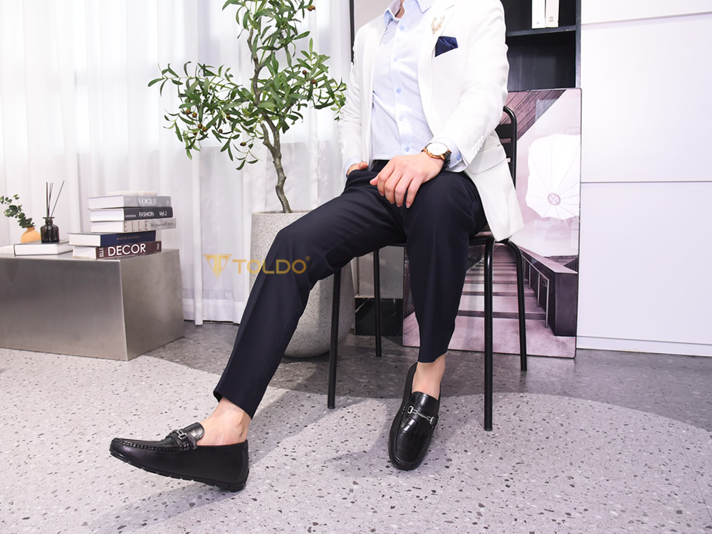 Giày mọi cao 6cm - Đế khâu